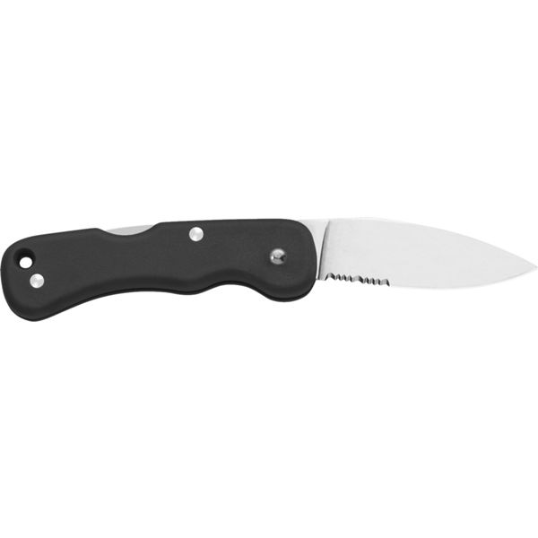 FOLD. KNIFE ELECTRICIAN, S/S bld, PLASTIC hdl: BLK