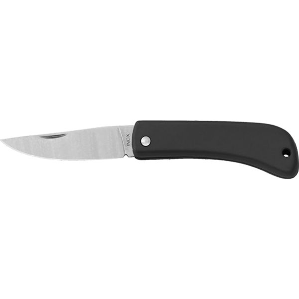 FOLD. KNIFE, S/S bld, PLASTIC hdl: BLK, COLT. CHIUDIBILE M/CO PLASTIC LAMA INOX