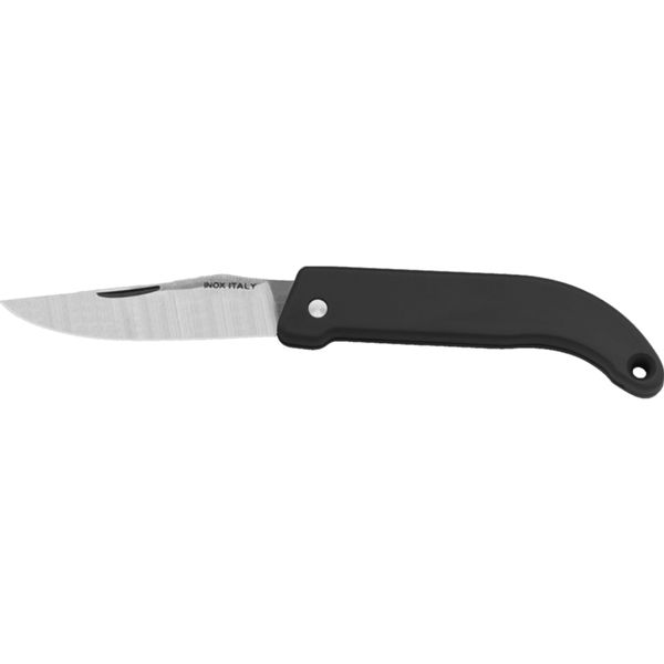 FOLD. KNIFE, S/S bld, PLASTIC hdl: BLK, COLT. CHIUDIBILE M/CO PLASTIC LAMA INOX