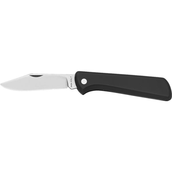 FOLD. KNIFE, S/S bld, PLASTIC hdl: BLK, COLT. CHIUDIBILE M/CO PLASTIC LAMA INOX