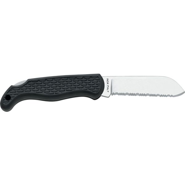 MARINE FOLD. KNIFE BOAT 1, S/S bld, PLASTIC hdl: BLK