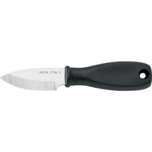 OYSTER OPENER, S/S bld, PLASTIC hdl: BLK