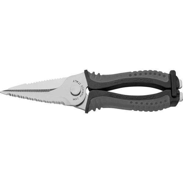 DIVING KNIFE PACIFIC JUNIOR w/SCISSORS, S/S bld 10 CM, PLASTIC hdl: BLK/GRY, +SHEATH