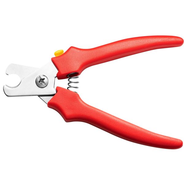 CUTTER, S/S bld, PLASTIC hdl: RED