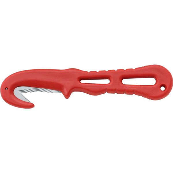 LINE CUTTER TS01, S/S bld, PLASTIC hdl: RED TS01, +PLASTIC BLK SHEATH