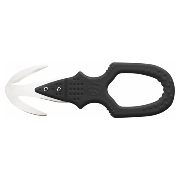 LINE CUTTER TS09 TWIN RESCUER, S/S TWIN bld, PLASTIC hdl: BLK, +SHEATH