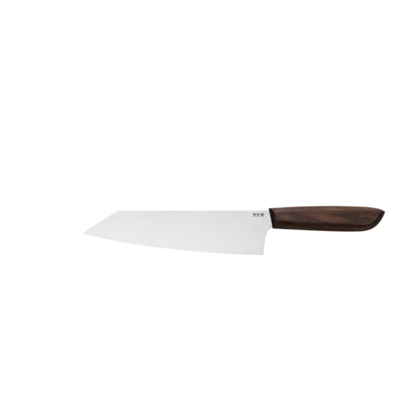 MKM NEXT –  BUNKA KITCHEN KNIFE, 20 CM SATIN S/S bld, WALNUT WOOD hdl