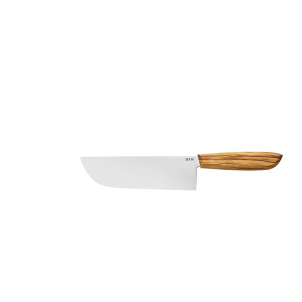 MKM NEXT –  PESTO KITCHEN KNIFE, 18 CM SATIN S/S bld, OLIVE WOOD hdl