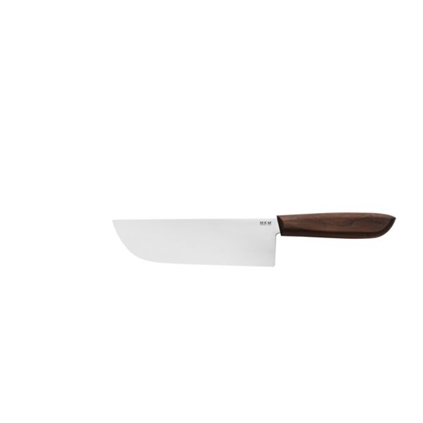 MKM NEXT –  PESTO KITCHEN KNIFE, 18 CM SATIN S/S bld, WALNUT WOOD hdl