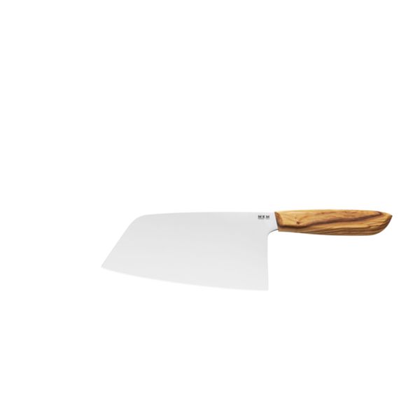 MKM NEXT –  TOU KITCHEN KNIFE, 18 CM SATIN S/S bld, OLIVE WOOD hdl