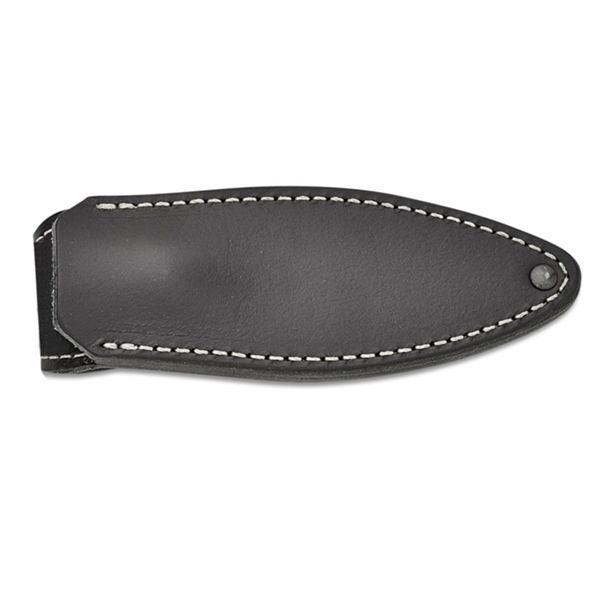 MKM FIXED BLADE MAGNETIC POCKET LEATHER SHEATH – BLACK LEATHER (POCKET TANGO)