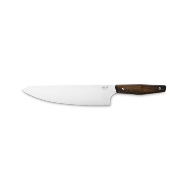 MKM PRIMA – GYUTO KITCHEN KNIFE, 20 CM X50CrMoV15, SATIN S/S bld, ZIRICOTE WOOD hdl