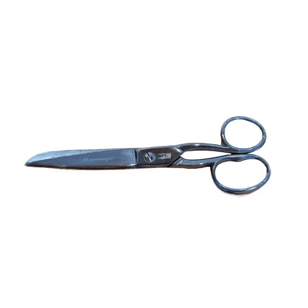 DOUBLE RING SARTINA SCISSORS NICKEL PLATED