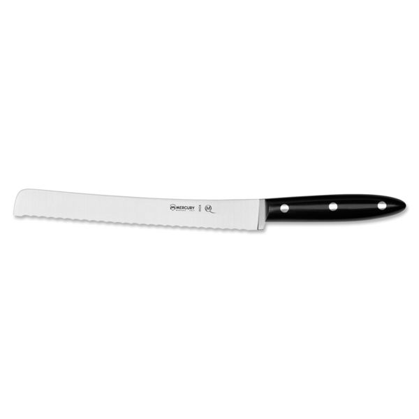 DELFINO BREAD KNIFE – 22 CM, BLK POM hdl