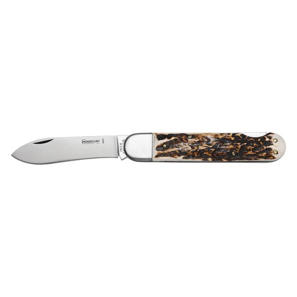 MULTI-TOOL HUNTING KNIFE - S/S DROP bld, STAG hdl