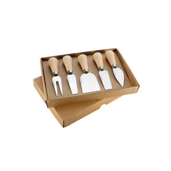 CHEESE KNIVES SET MINI - 5 pcs, CARTON BOX pkg