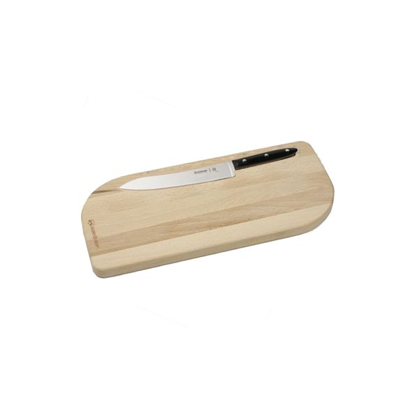 DELFINO UTILITY KNIFE 15 CM BLK, w/CUTTING BOARD, 32 x 15 x 1,5 CM