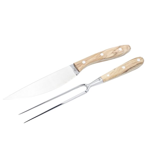 CARVING set – Handcrafted knife and fork with PAPERSTONE handle