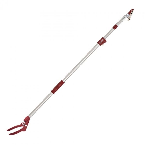 Art. 107 - SWINGING LONG REACH PRUNER, TELESCOPIC AL.HANDLE UP TO 2 MT., MOQ 2 pcs, pkg BLISTER