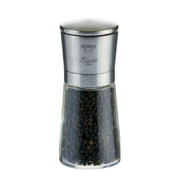 "LA SPEZIA" GLASS PEPPER GRINDER SPICE 145MM