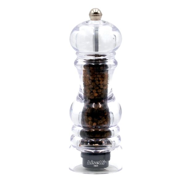 "MILANO" ACRYLIC PEPPER GRINDER 175MM