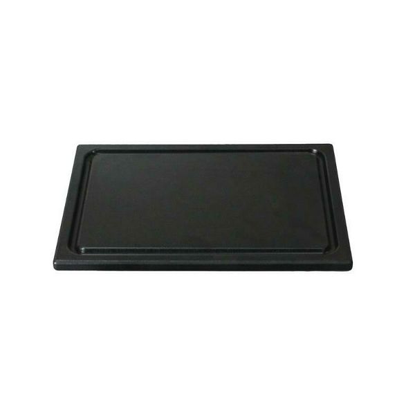 BAR CUTTING BOARD WITH BLACK GROOVE IN POLYETHYLENE