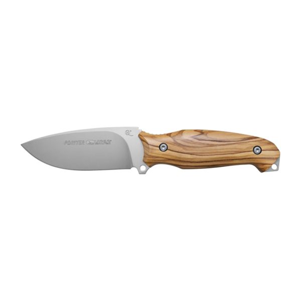 VIPER, POINTER, N690 BOHLER bld, OLIVE WOOD, LEATHER SHEATH