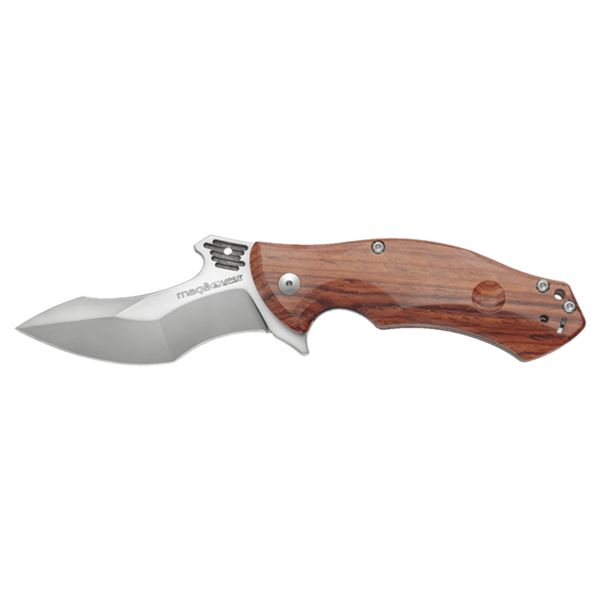 VIPER, MAGA', FOLD. KNIFE, N690 BOHLER SATIN bld, COCOBOLO WOOD hdl, BEARINGS/CLIP