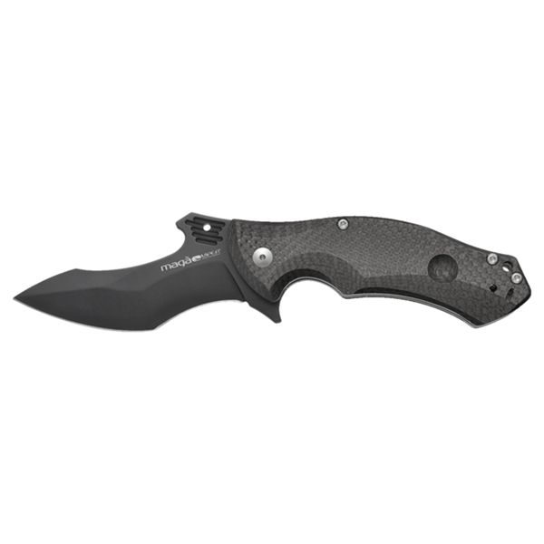 VIPER, MAGA', FOLD. KNIFE, N690 BOHLER PVD COATING bld, CARBON FIBER hdl, BEARINGS/CLIP