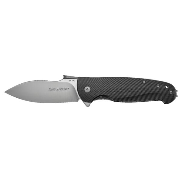 VIPER, ITALO, FOLD. KNIFE, M390 BOHLER SATIN bld, G10 BLACK hdl, FRAME LOCK SPACER, BEARING SYSTEM/ CLIP