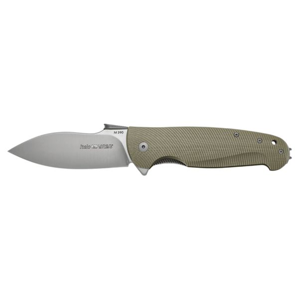 VIPER, ITALO, FOLD. KNIFE, M390 BOHLER SATIN bld, G10 GREEN hdl, FRAME LOCK SPACER, BEARING SYSTEM/ CLIP