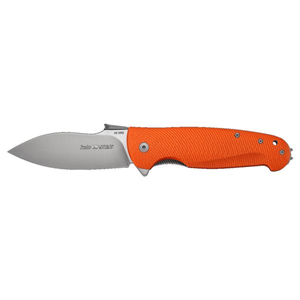 VIPER, ITALO, FOLD. KNIFE, M390 BOHLER SATIN bld, G10 ORANGE hdl, FRAME LOCK SPACER, BEARING SYSTEM /CLIP