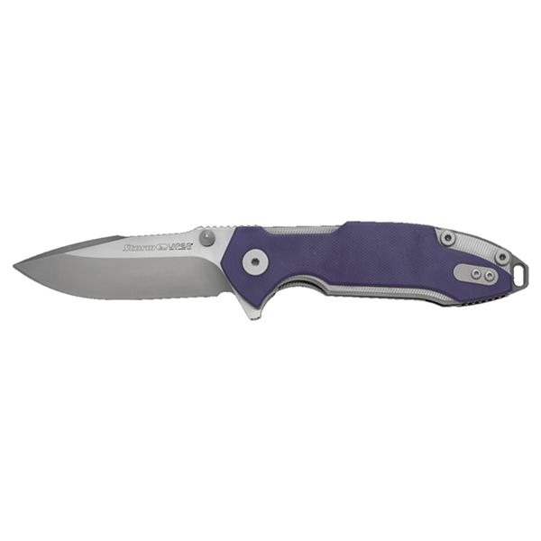 VIPER, STORM, FOLD. KNIFE, BOHLER M390 SATIN bld, TITANIUM 3D/G10 PURPLE hdl, HMBS TITANIUM/STEEL SP ACER, BEARING SYSTEM/TITANIUM CLIP