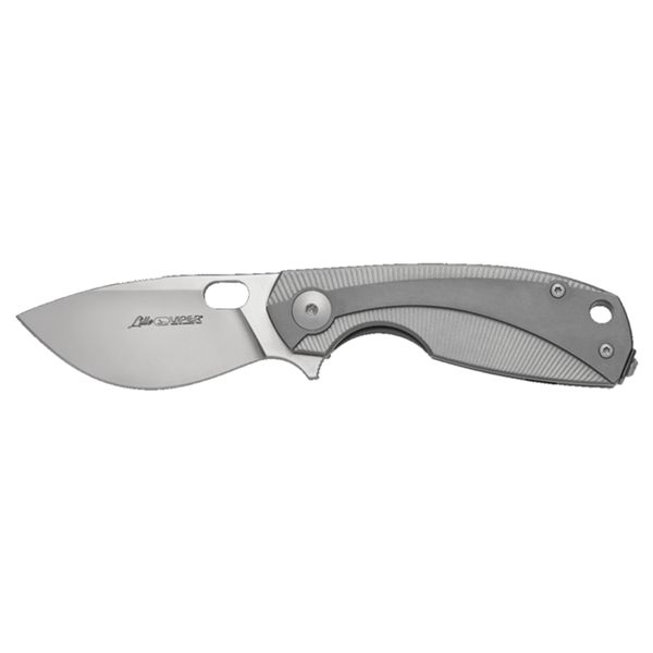 VIPER, LILLE, FOLD. KNIFE, BOHLER M390 SATIN bld,TITANIUM hdl, TITANIUM SPACER, BEARING SYSTEM/TITANIUM CLIP