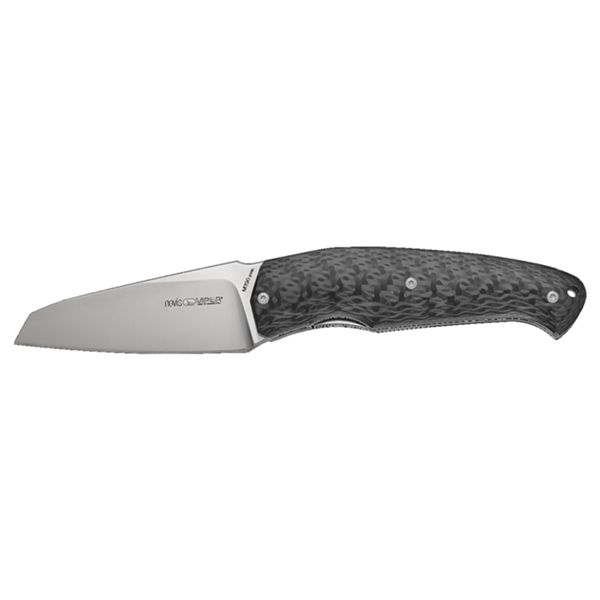 VIPER, NOVIS, FOLD. KNIFE, M390 BOHLER SATIN bld, LINERS/CARBON FIBER hdl, ANODIZED TITANIUM/BEARING /SHEATH