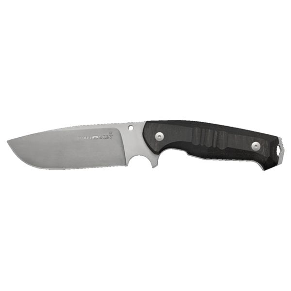 VIPER, BORR, KNIFE, D2 STONEWASHED bld, BLACK CANVAS MICARTA hdl, CORDURA® SHEATH