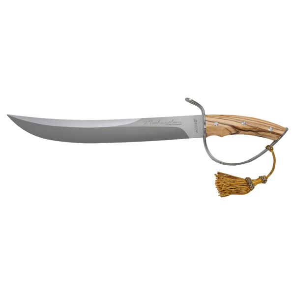 VIPER, MATHUSALEM - SOMMELIER'S SABRE, W.NR.1.4116 bld, OLIVE WOOD hdl, WOODEN GIFT CASE