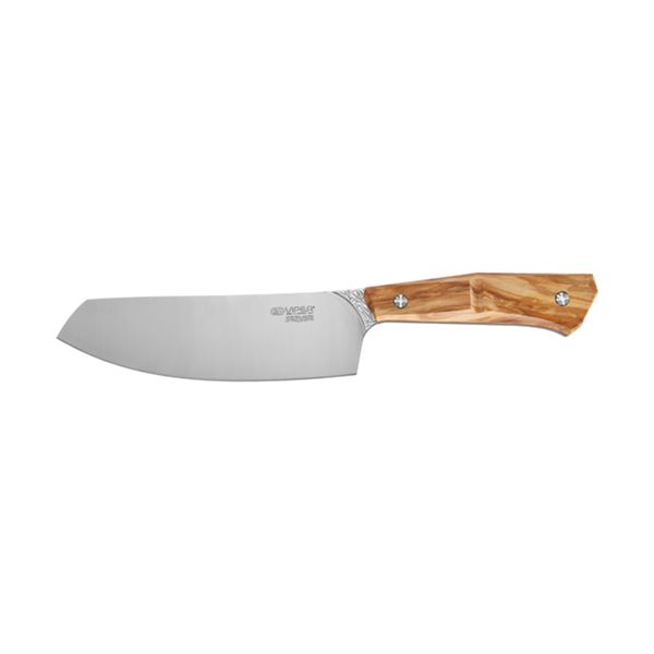 VIPER, SAKURA SERIES, SANTOKU, BUDERUS NITRO B bld, OLIVE WOOD hdl, GIFT BOX