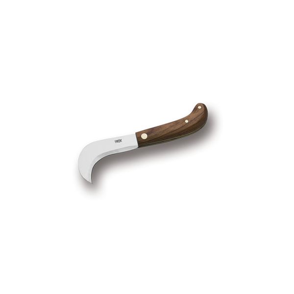 FOLD. KNIFE PRUNING CLASSIC INDUSTRIAL, WOOD hdl, S/S bld CM 14, BULK pkg